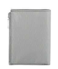PIQUADRO PQ-BIOS Porte-monnaie pliable, fabriqu&eacute; en nylon recycl&eacute; GRIS - Portefeuilles Homme - 2