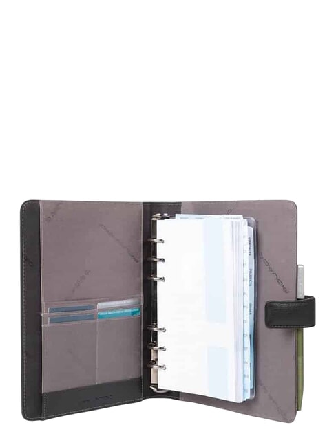 P16 Agenda moyen, cuir mixte grisaille - &Eacute;tui pour tablette & Organiseur