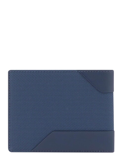 GIO Portefeuille fabriqu&eacute; en tissu recycl&eacute; bleu - Portefeuilles Homme