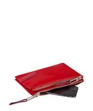 PIQUADRO PQ-RY Pochette en tissu recycl&eacute; ROUGE - Sacs pour Femme - 2