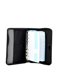 PIQUADRO CELION  Organisateur avec agenda Noir - &Eacute;tui pour tablette & Organiseur - 3