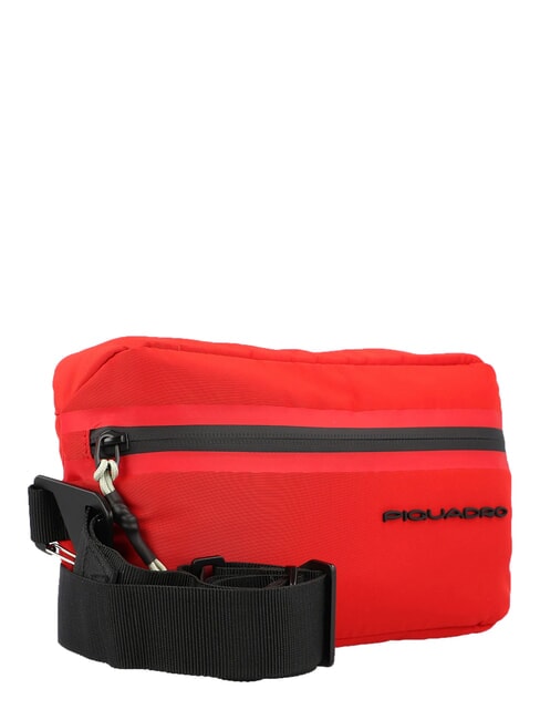 PQ-MODULAR Sac banane en tissu recycl&eacute; ROUGE - Sacs banane