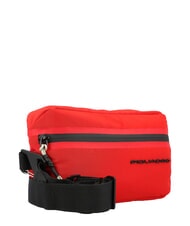 PIQUADRO PQ-MODULAR Sac banane en tissu recycl&eacute; ROUGE - Sacs banane - 3