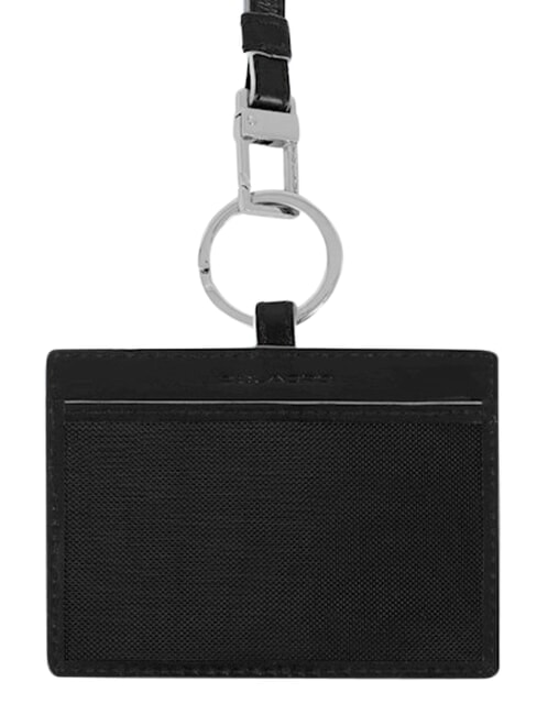 BLUE SQUARE Porte-cartes ou porte-badges, tour de cou Noir - Portefeuilles Homme