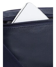 PIQUADRO P15PLUS Sac banane en cuir bleu - Sacs banane - 2