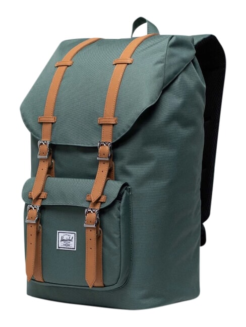 Sac &agrave; dos Mod&egrave;le LITTLE AMERICA, pour ordinateur portable 15'' for&ecirc;t sombre - Sacs &agrave; dos pour ordinateur portable