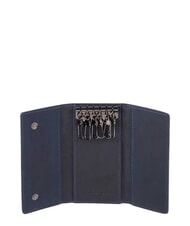 PIQUADRO  &Eacute;tui pour cl&eacute;s WOSTOK bleu - Porte-cl&eacute;s - 2