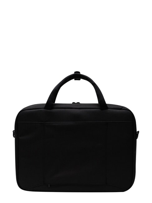 GIBSON Sacoche bandouli&egrave;re pour PC, en tissu NOIR - Porte Documents Travail