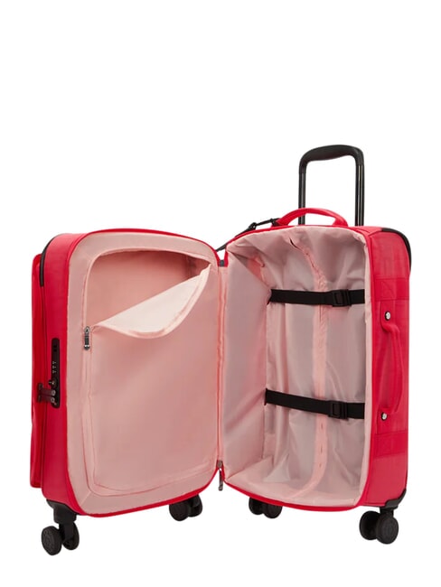 SPONTANEOUS S Chariot &agrave; bagages &agrave; main rose de vill&eacute;giature - Valises cabine
