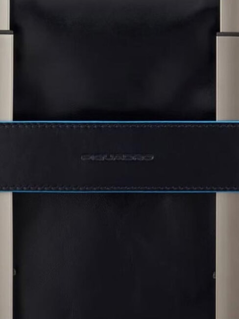 B2 REVAMP Mallette pour ordinateur portable 14", en cuir bleu - Porte Documents Travail