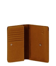 PIQUADRO NABUCCO &Eacute;tui portefeuille en cuir pour smartphone MARRON - Portefeuilles Femme - 2