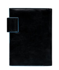 PIQUADRO BLUE SQUARE Petit agenda en cuir Noir - &Eacute;tui pour tablette & Organiseur - 2