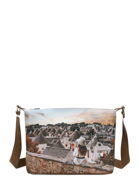 YESBAG Sac bandouli&egrave;re L trulli romantique - Sacs pour Femme