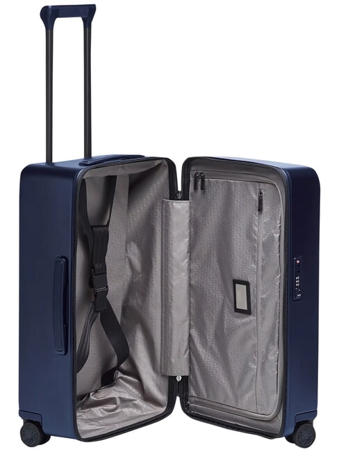 ROADSTER HARDCASE 4W trolley moyen, ultra-r&eacute;sistant bleu - Valises Rigides