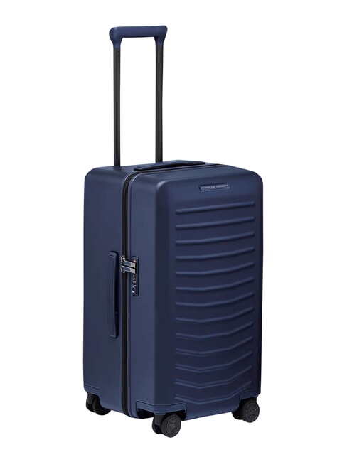 ROADSTER HARDCASE 4W trolley moyen, ultra-r&eacute;sistant bleu - Valises Rigides