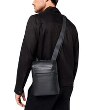 PORSCHE DESIGN URBAN ECO LEATHER sac bandouli&egrave;re Noir - Sacs en Bandouli&egrave;res pour Homme - 2