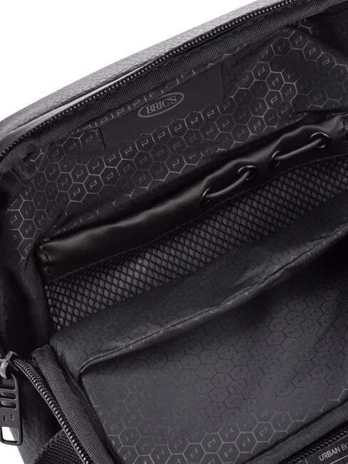URBAN ECO LEATHER sac bandouli&egrave;re Noir - Sacs en Bandouli&egrave;res pour Homme