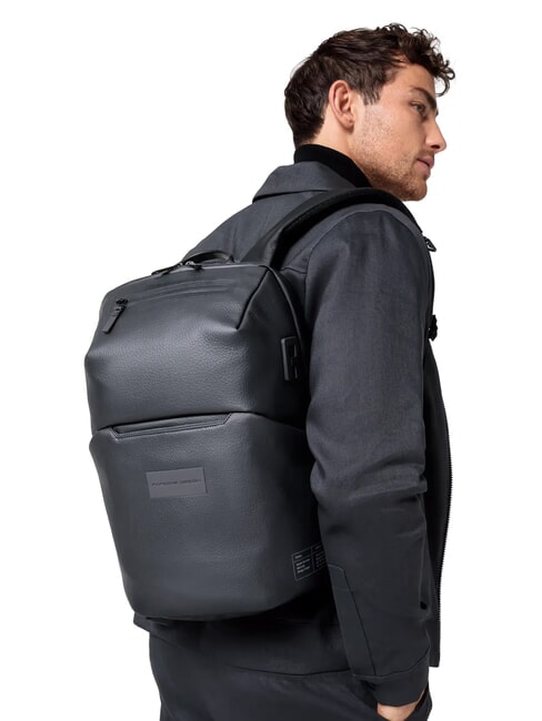 URBAN ECO LEATHER Sac &agrave; dos pour ordinateur portable 13 pouces Noir - Sacs &agrave; dos pour ordinateur portable