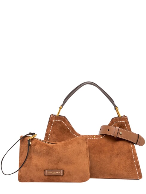 AURORA Sac bandouli&egrave;re, avec bandouli&egrave;re caramel - Sacs pour Femme