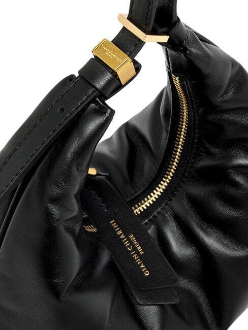 ELLA Sac bandouli&egrave;re en cuir Noir - Sacs pour Femme