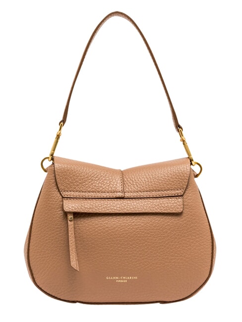 HELENA ROUND Sac bandouli&egrave;re en cuir, avec bandouli&egrave;re argile - Sacs pour Femme