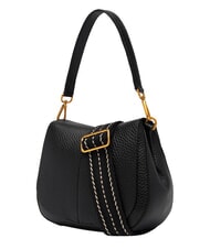 GIANNI CHIARINI HELENA ROUND Sac bandouli&egrave;re en cuir, avec bandouli&egrave;re Noir - Sacs pour Femme - 4