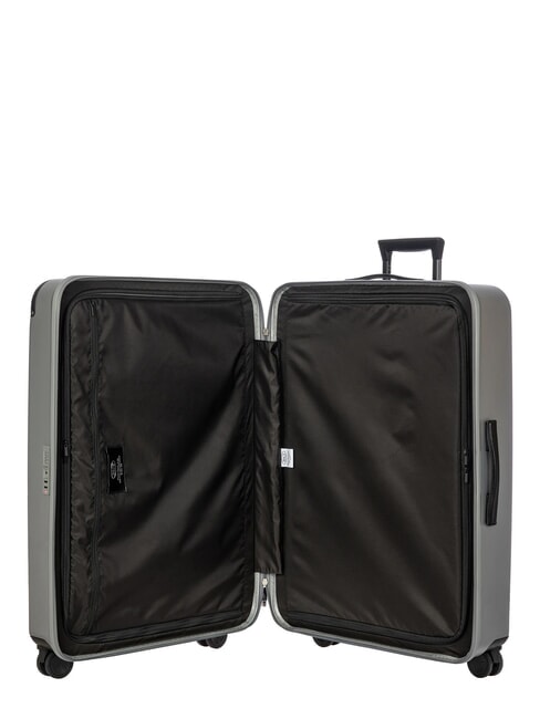 AMALFI Chariot de tr&egrave;s grande taille argent/noir - Valises Rigides