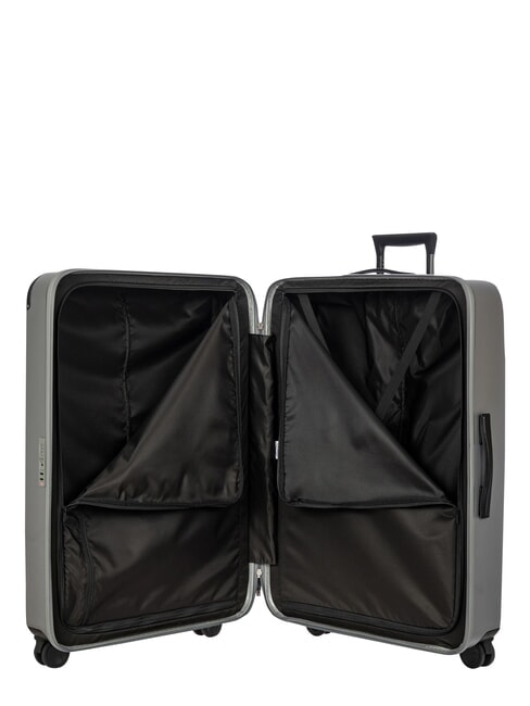AMALFI Chariot de tr&egrave;s grande taille argent/noir - Valises Rigides