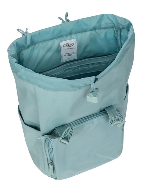 POSITANO Sac &agrave; dos avec poche pour ordinateur portable bleu clair - Sacs &agrave; dos pour l'&Eacute;cole & les Loisirs