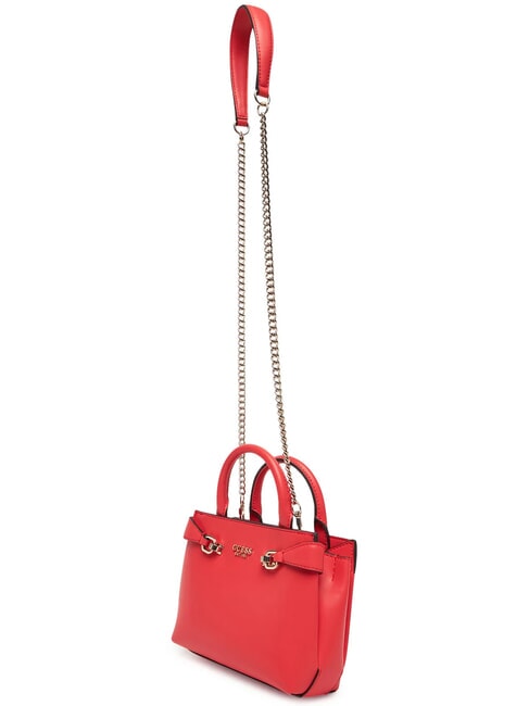 LORELEI  Mini sac &agrave; main avec bandouli&egrave;re corail rouge - Sacs pour Femme
