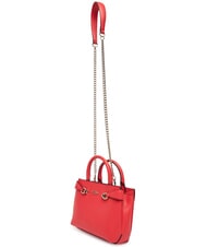GUESS LORELEI  Mini sac &agrave; main avec bandouli&egrave;re corail rouge - Sacs pour Femme - 3