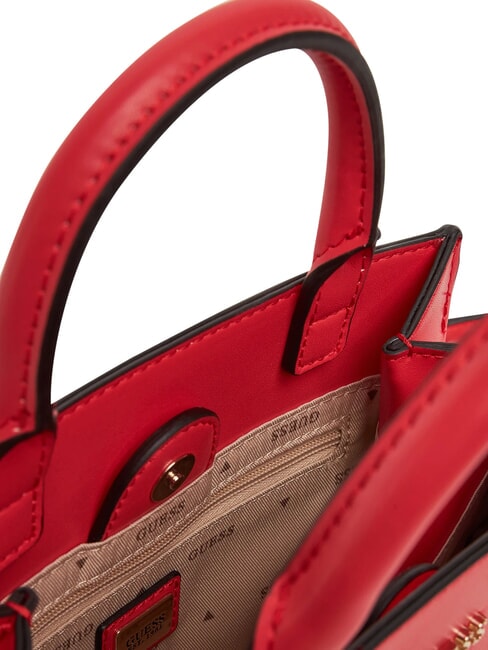 LORELEI  Mini sac &agrave; main avec bandouli&egrave;re corail rouge - Sacs pour Femme