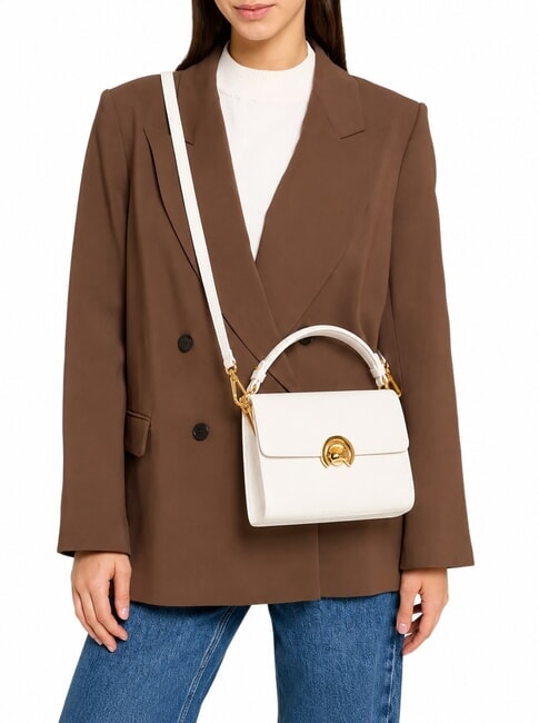 BINXIE Mini sac &agrave; main avec bandouli&egrave;re blanc - Sacs pour Femme