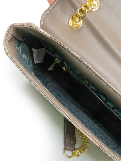 PLANETARIUM sac bandouli&egrave;re aquarelle sauvage/ taupe fonc&eacute; - Sacs pour Femme