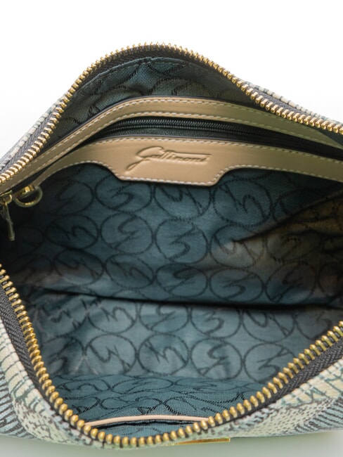 PLANETARIUM sac bandouli&egrave;re aquarelle/beige - Sacs pour Femme