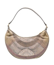GATTINONI PLANETARIUM sac bandouli&egrave;re aquarelle sauvage/ taupe fonc&eacute; - Sacs pour Femme - 4