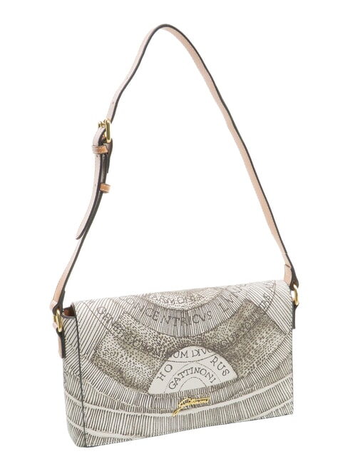 PLANETARIUM sac bandouli&egrave;re encre s&eacute;pia/beige clair - Sacs pour Femme