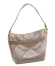 GATTINONI PLANETARIUM sac bandouli&egrave;re aquarelle sauvage/ taupe fonc&eacute; - Sacs pour Femme - 2