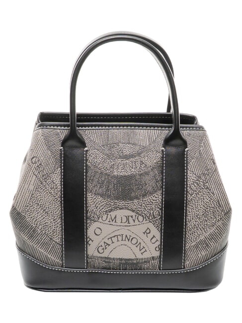 PLANETARIUM Sac &agrave; main avec bandouli&egrave;re monochrome gris clair/noir - Sacs pour Femme