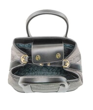 GATTINONI PLANETARIUM Sac &agrave; main avec bandouli&egrave;re monochrome gris clair/noir - Sacs pour Femme - 5