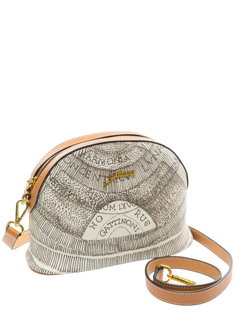 PLANETARIUM Sac &agrave; bandouli&egrave;re encre s&eacute;pia/beige clair - Sacs pour Femme