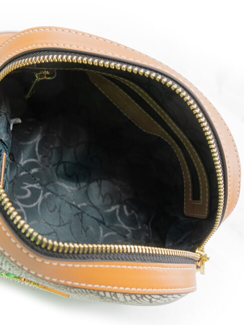 PLANETARIUM Sac &agrave; bandouli&egrave;re encre s&eacute;pia/beige clair - Sacs pour Femme