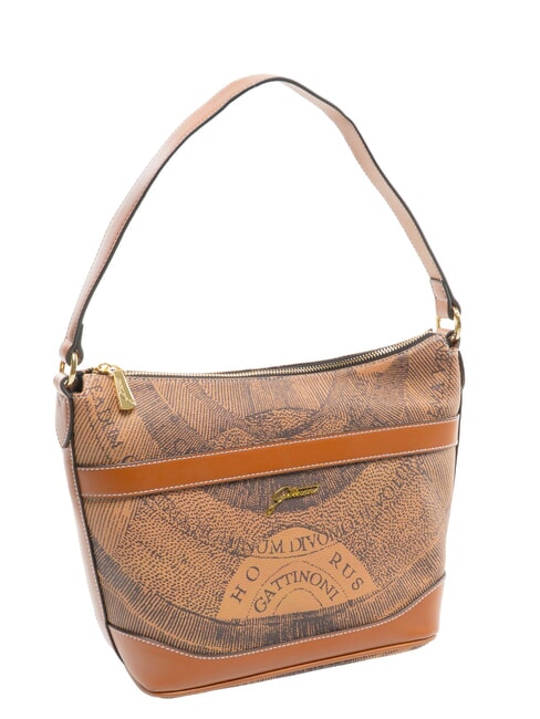 PLANETARIUM sac bandouli&egrave;re bronzage monochrome - Sacs pour Femme