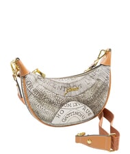 GATTINONI PLANETARIUM Sac bandouli&egrave;re, avec bandouli&egrave;re encre s&eacute;pia/beige clair - Sacs pour Femme - 2
