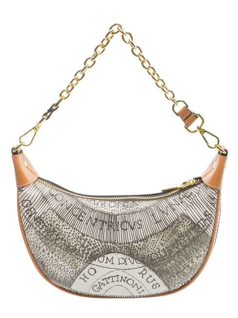 PLANETARIUM Sac bandouli&egrave;re, avec bandouli&egrave;re encre s&eacute;pia/beige clair - Sacs pour Femme