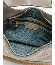 GATTINONI PLANETARIUM sac bandouli&egrave;re aquarelle sauvage/ taupe fonc&eacute; - Sacs pour Femme - 4
