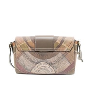 GATTINONI PLANETARIUM Sac bandouli&egrave;re &agrave; rabat aquarelle sauvage/ taupe fonc&eacute; - Sacs pour Femme - 4
