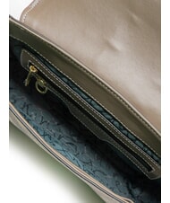 GATTINONI PLANETARIUM Sac bandouli&egrave;re &agrave; rabat aquarelle sauvage/ taupe fonc&eacute; - Sacs pour Femme - 5