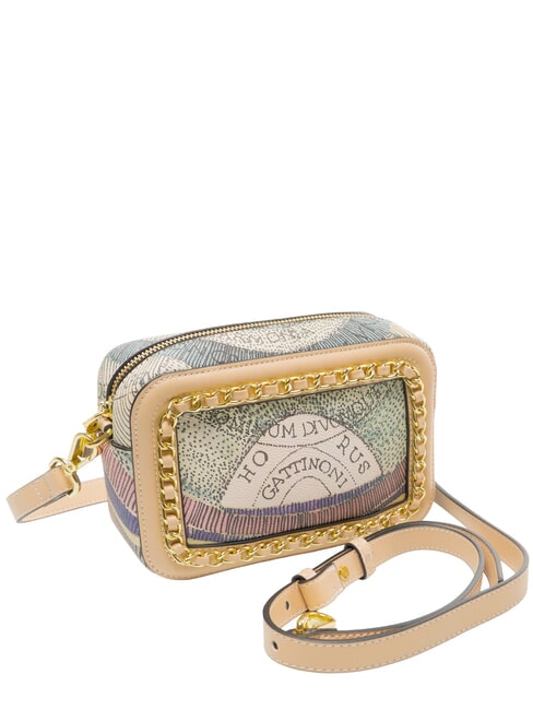 PLANETARIUM Mini sac bandouli&egrave;re pour appareil photo aquarelle/beige - Sacs pour Femme