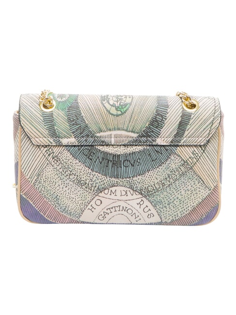 PLANETARIUM sac bandouli&egrave;re aquarelle/beige - Sacs pour Femme
